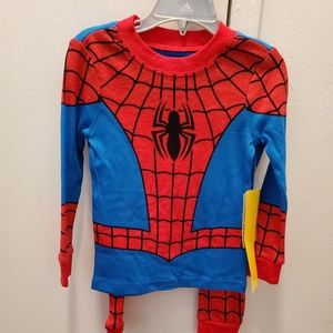 kids marvel spiderman pajamas size 4
